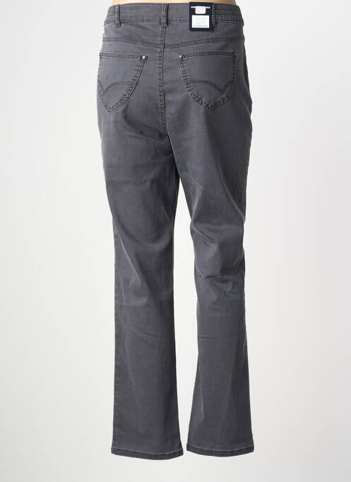 Pantalon drept gri ANNA MONTANA femeie