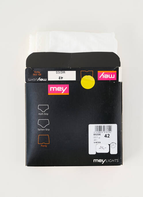 Shorty alb MEY femeie