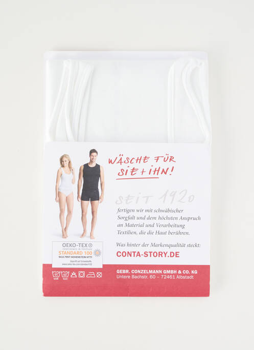 Top/Caraco alb CON-TA femeie