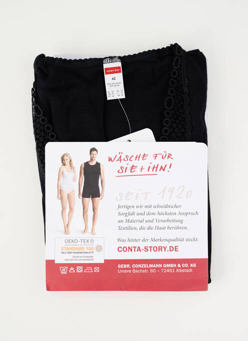 Top/Caraco negru CON-TA femeie