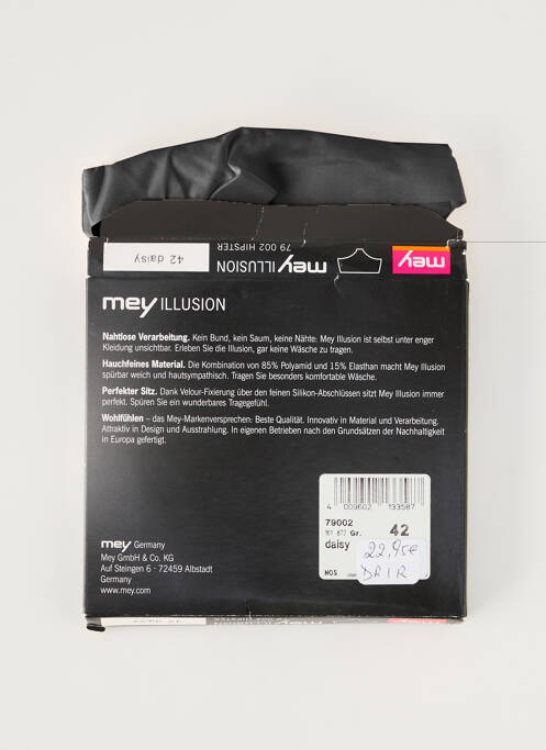 Shorty negru MEY femeie