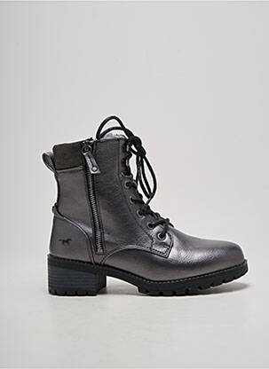 Botine/Ghete argintiu MUSTANG femeie