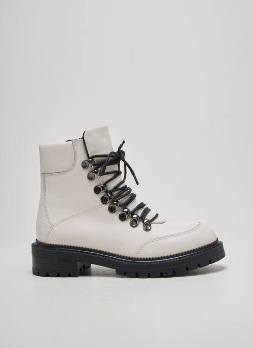 Botine/Ghete alb HOOPER SHOES femeie