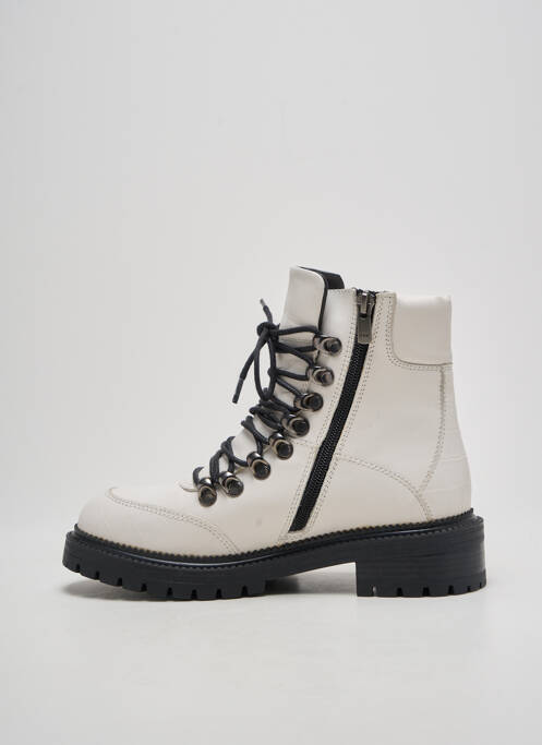 Botine/Ghete alb HOOPER SHOES femeie