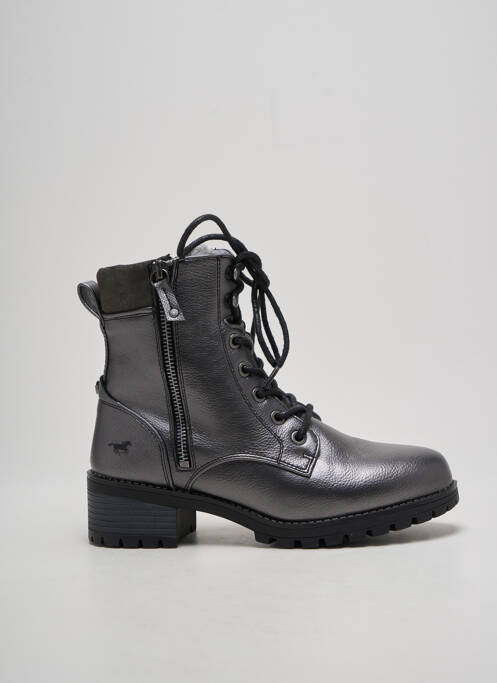 Botine/Ghete argintiu MUSTANG femeie