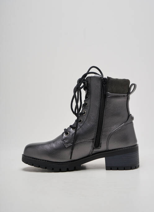 Botine/Ghete argintiu MUSTANG femeie