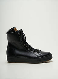 Botine/ghete material neted toc plat până la 3 cm negru RIEKER femme