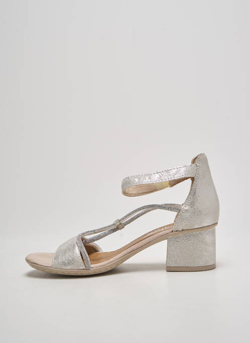 Sandale/Pantofi decupați argintiu RIEKER femeie