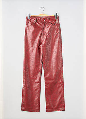 Pantalon drept portocaliu EXIT femeie