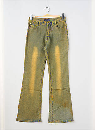 Blugi cu croială evazată verde INTRAMA                        $ femeie