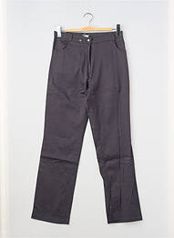 Pantalon slim țesătură poplin mărime normală gri FRENCH COAST femme