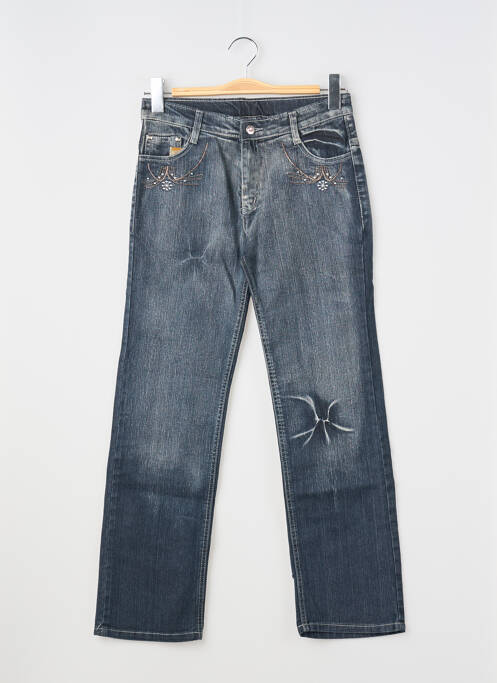 Blugi cu croială dreaptă albastru MOD.W.L femeie