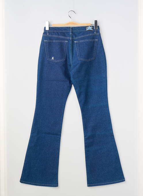 Blugi cu croială evazată albastru REDMAN femeie