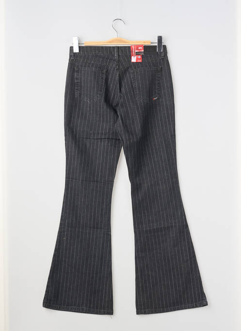 Blugi cu croială evazată negru REDMAN femeie