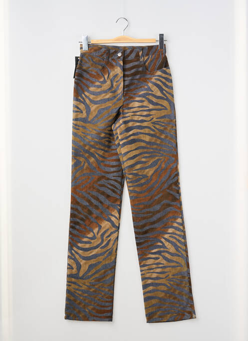 Blugi cu croială dreaptă maro LUCCHINI femeie