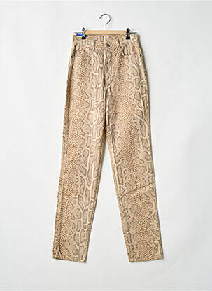 Pantalon slim bej REDMAN femeie