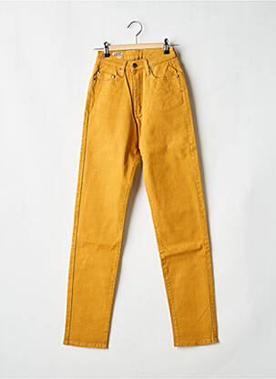 Blugi cu croială slim galben JOST femeie