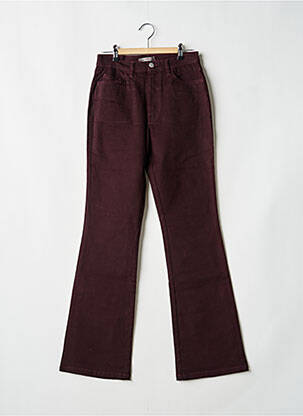 Pantalon drept elasticitate mărime normală violet REDMAN femeie