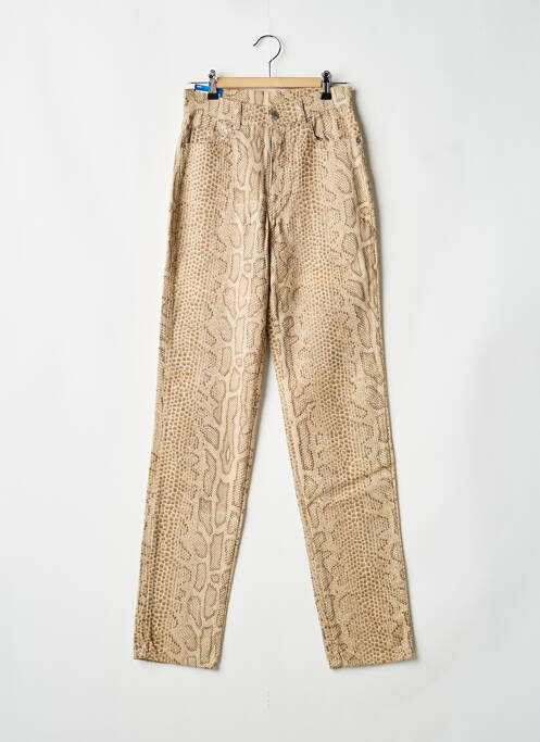 Pantalon slim bej REDMAN femeie