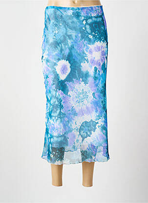 Fustă lungă albastru BEVERLY femeie