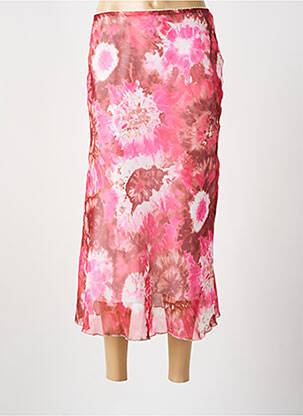 Fustă lungă roz BEVERLY femeie