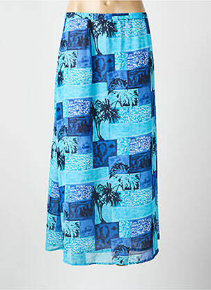 Fustă lungă albastru CLAUDE D'ALBAN femeie