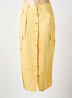 Fustă lungă galben NINA femeie