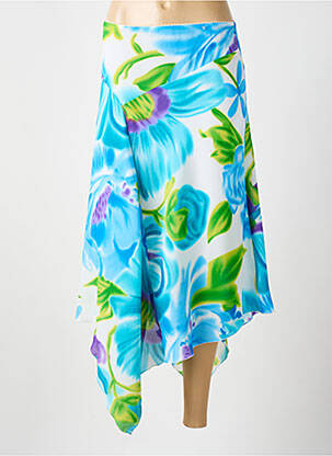 Fustă midi albastru GATTAL femeie