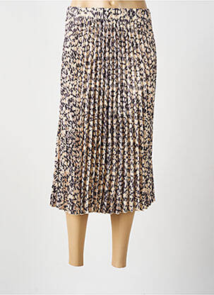 Fustă midi elasticitate bej H&M femeie