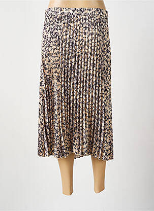 Fustă midi elasticitate bej H&M femeie