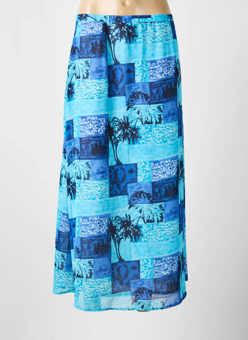 Fustă lungă albastru CLAUDE D'ALBAN femeie