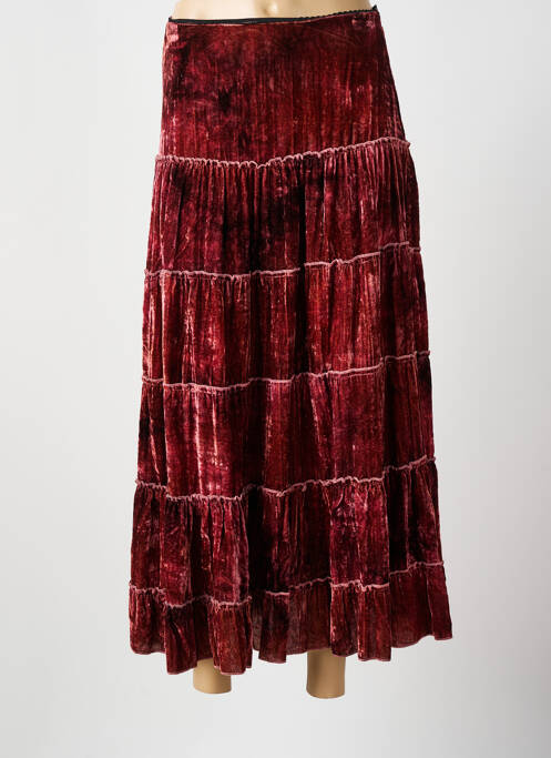 Fustă lungă portocaliu BEVERLY femeie