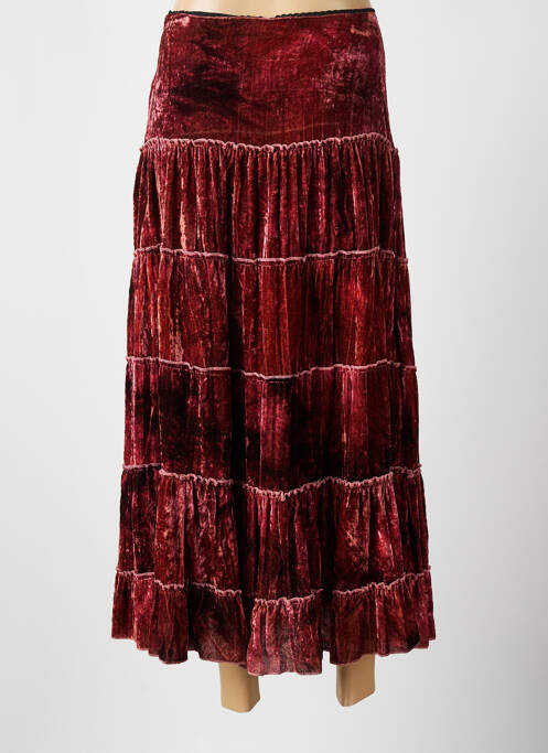 Fustă lungă portocaliu BEVERLY femeie