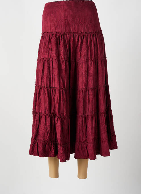 Fustă lungă roșu BEVERLY femeie