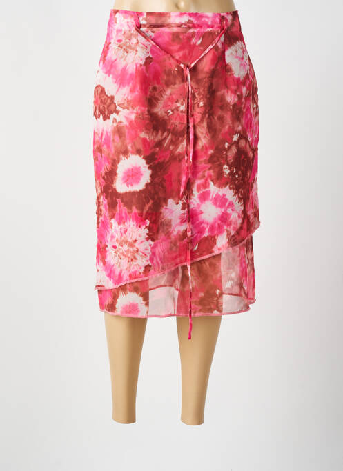 Fustă midi roz BEVERLY femeie