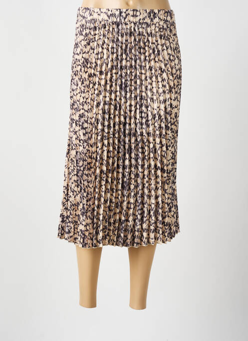 Fustă midi bej H&M femeie