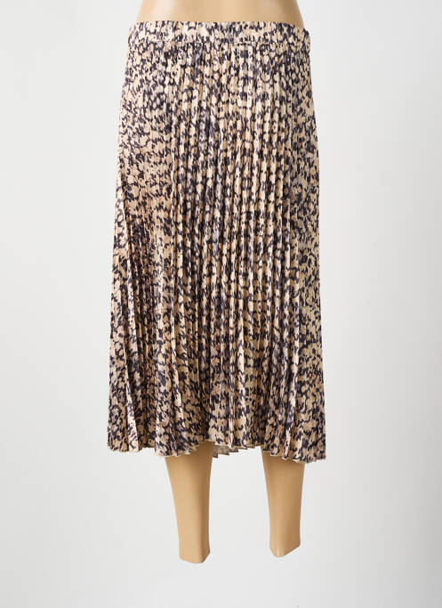 Fustă midi bej H&M femeie