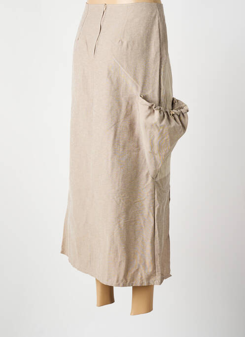 Fustă lungă gri BEVERLY femeie