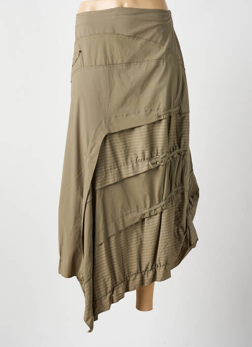 Fustă lungă verde SUN LIGHT femeie