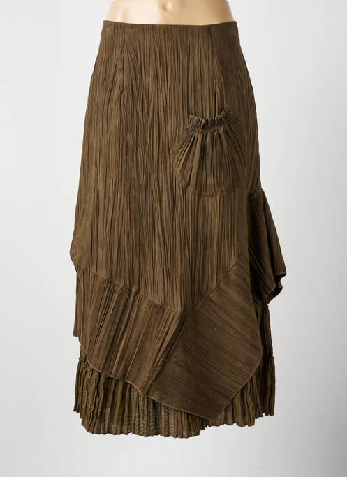 Fustă lungă verde BEVERLY femeie