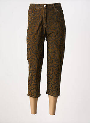 Pantalon trei sferturi maro LUCCHINI femeie