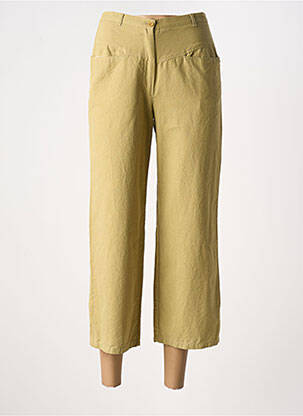 Pantalon trei sferturi verde LUCCHINI femeie