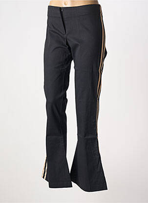 Pantalon evazat negru TRAFFIC femeie