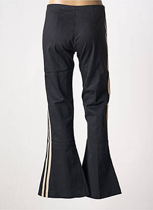 Pantalon evazat elasticitate talie înaltă negru TRAFFIC femeie