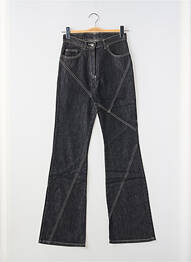 Blugi bootcut talie înaltă talie înaltă negru LUCCHINI femme