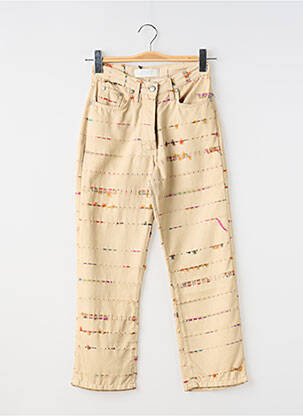 Blugi cu croială dreaptă bej JOST femeie