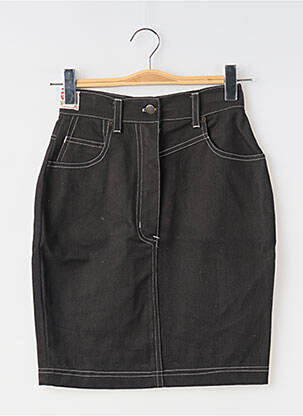 Fustă scurtă croială dreaptă negru NICE WEAR femeie