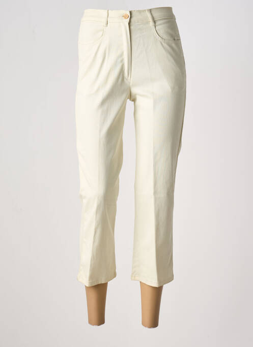 Pantalon trei sferturi galben LUCCHINI femeie