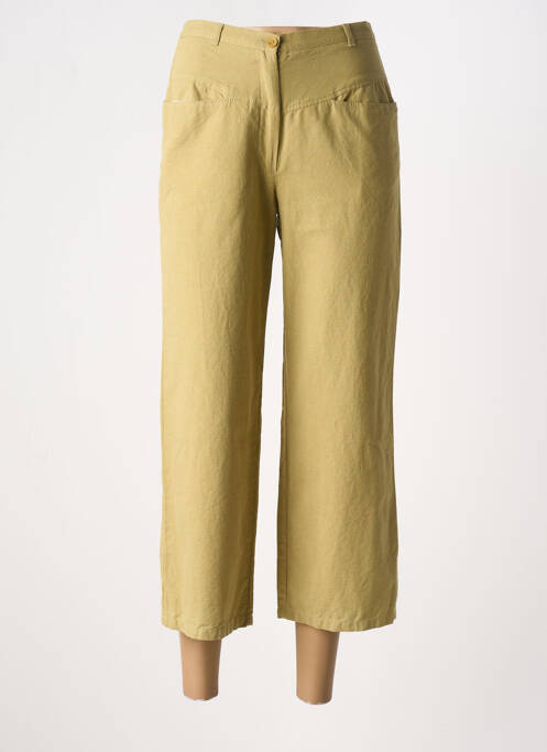 Pantalon trei sferturi verde LUCCHINI femeie