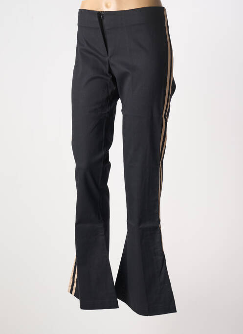 Pantalon evazat negru TRAFFIC femeie